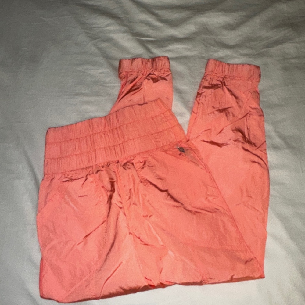 Free People Papaya Punch High Rise Joggers Size XS
